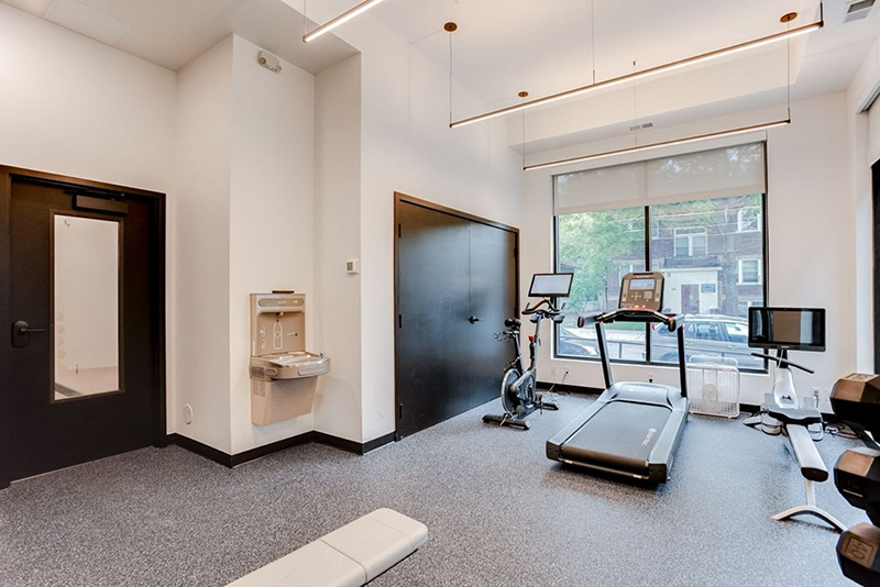 the fitness center