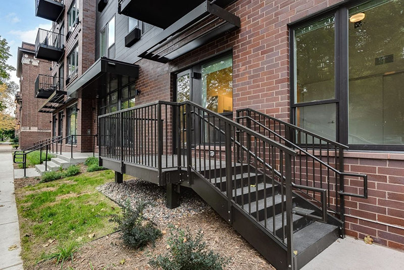 stairs leading into the building