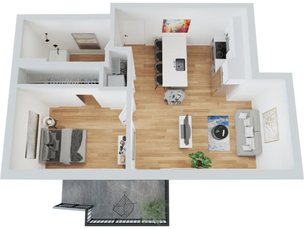 the cedar floor plan