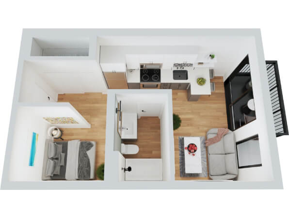 the powderhorn floor plan