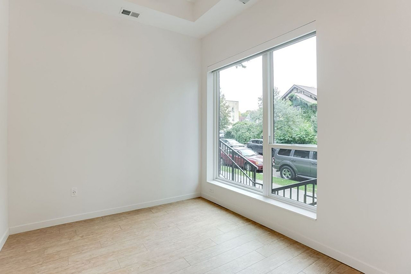 an empty bedroom